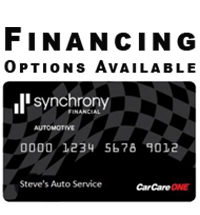 finance options Steve's Auto Service